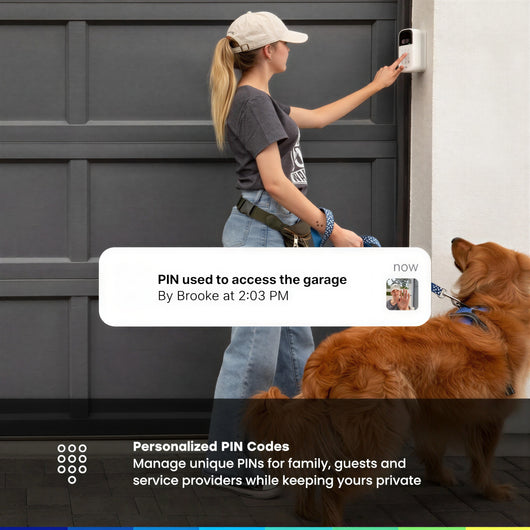 Smart Garage Door Video Keypad
